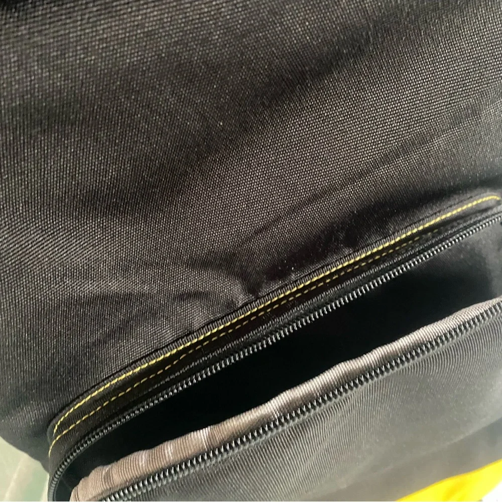 Black and Yellow Kids Backpack+ Pencils Case